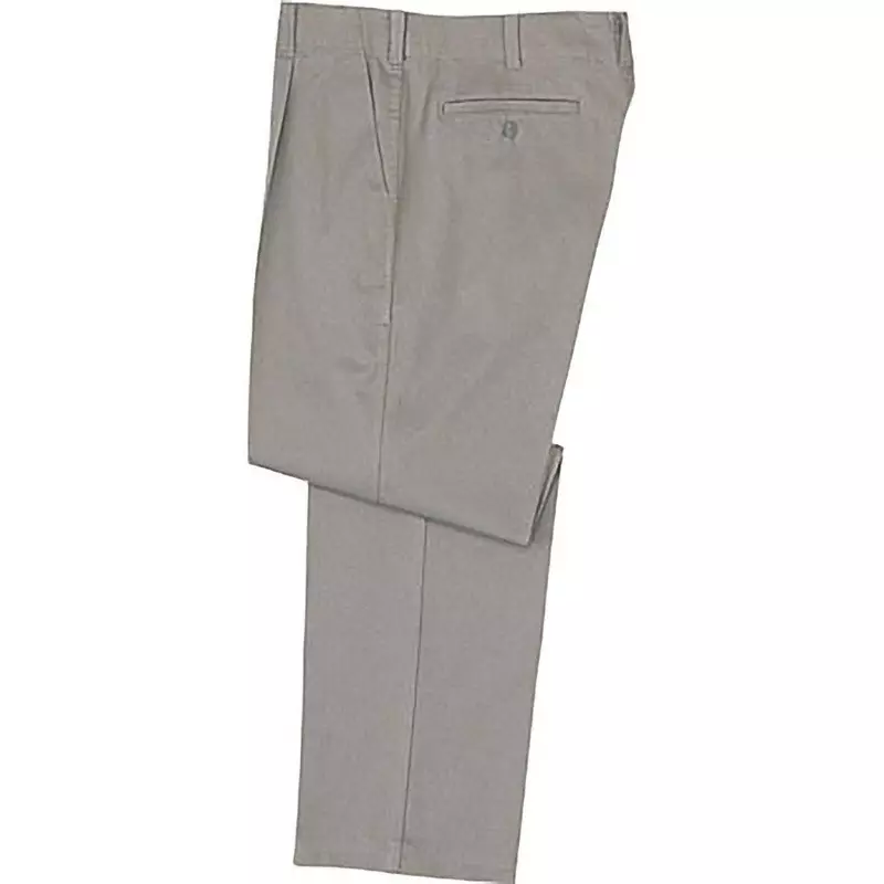 MIDORI Cotton Slacks 75 cm Inside Leg Length Gray, M2301-SITA-110