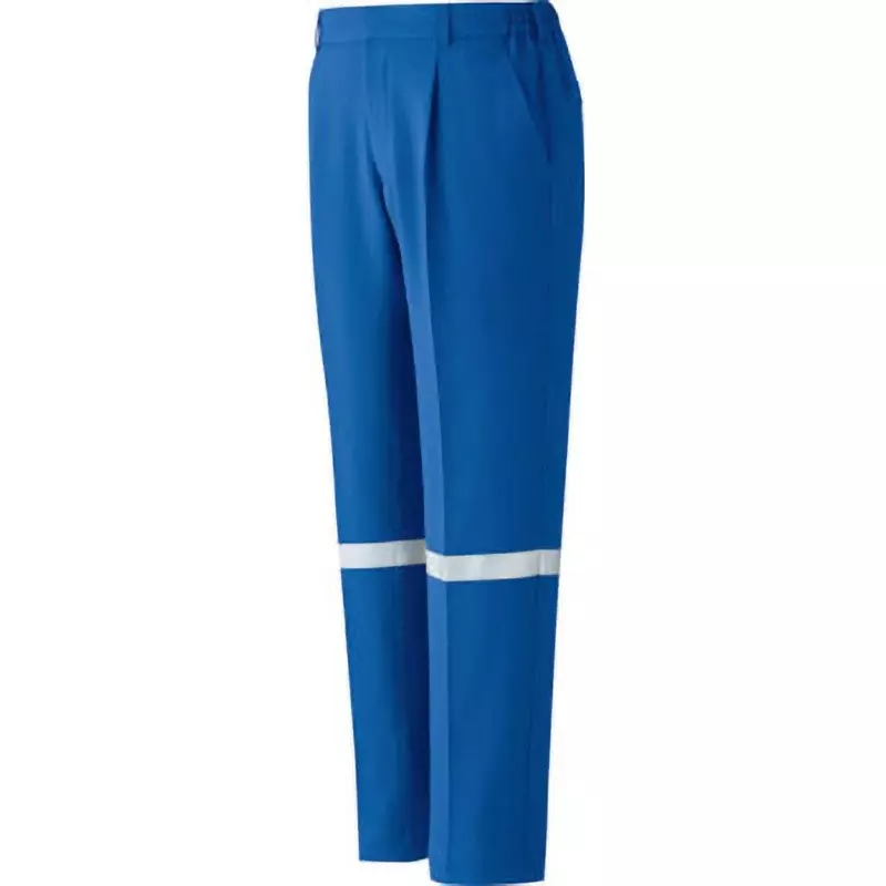 MIDORI Antistatic Reflective Specification Pants 95 to 105 cm Waist 4L Size Royal blue, VE543SITA
