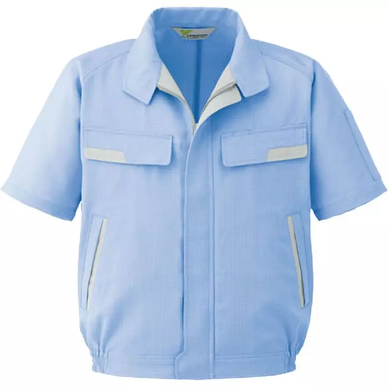 MIDORI Antistatic Work Clothes Blue 4L Size 134.0 cm Chest Circumference, VES73 UE 4L