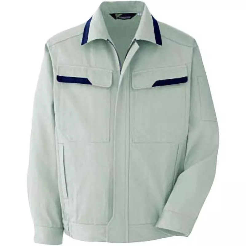 MIDORI Verdexel Antistatic 100% Cotton Blouson Light Green L Size 118.0 cm Chest Circumference, VE396UEL