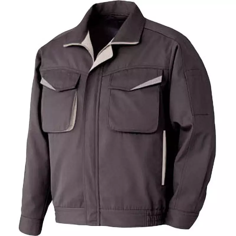 MIDORI Antistatic Men and Women Pair Blouson 110 cm Chest Circumference Charcoal S Size, G489UES