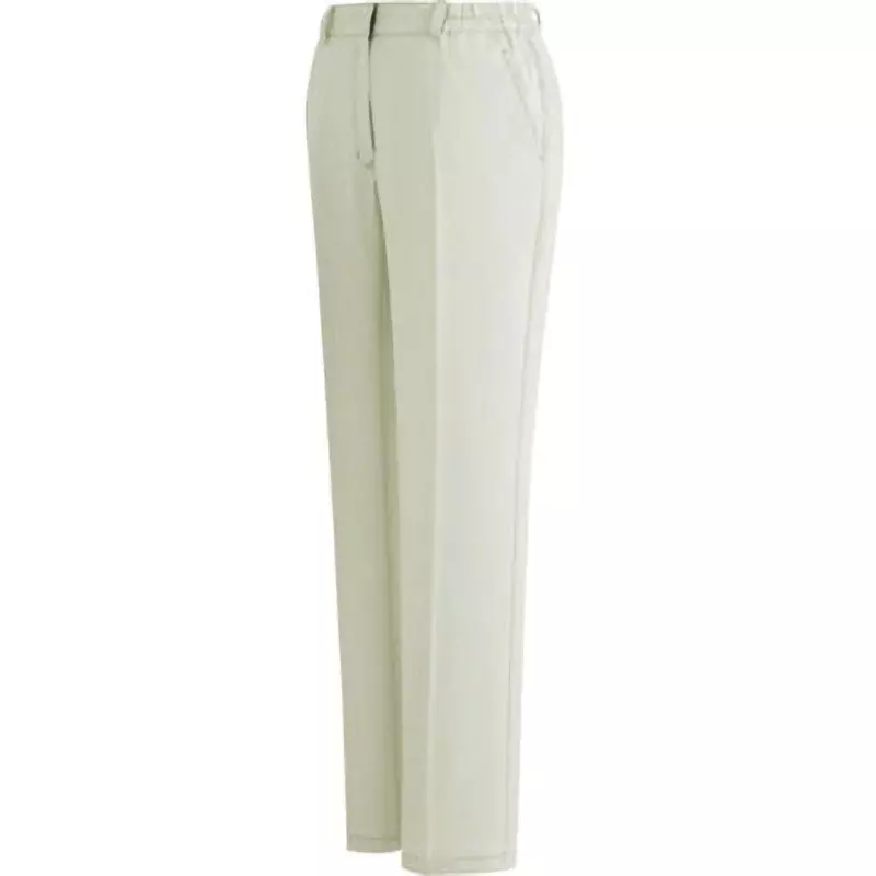 MIDORI Interwoven Stretch Pants 75 to 80 cm Waist M Size Ivory, VE520SITA