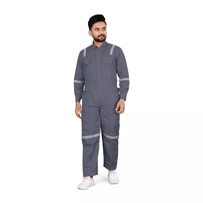 siddhivinayak-industrial-work-wear-with-reflective-tape-65-cotton-and-35-polyester-l-grey