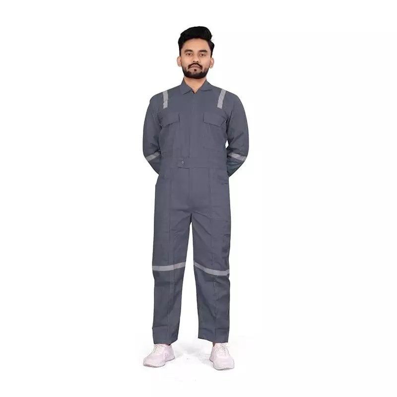 siddhivinayak-industrial-work-wear-with-reflective-tape-65-cotton-and-35-polyester-l-grey
