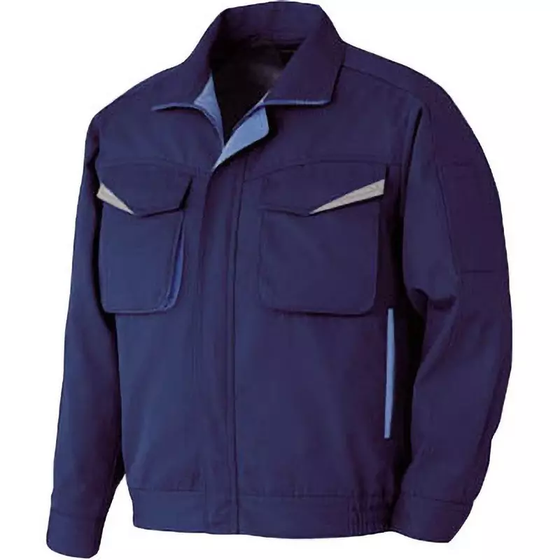 MIDORI Antistatic Men and Women Pair Blouson 114 cm Chest Circumference Navy M Size, G487UEM