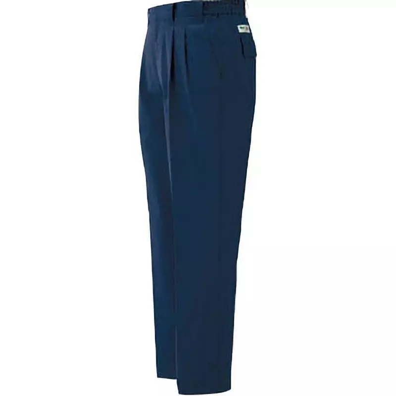 MIDORI ECO Antistatic Slacks 95 to 105 cm Waist 4L Size Navy, RC587SITA4L