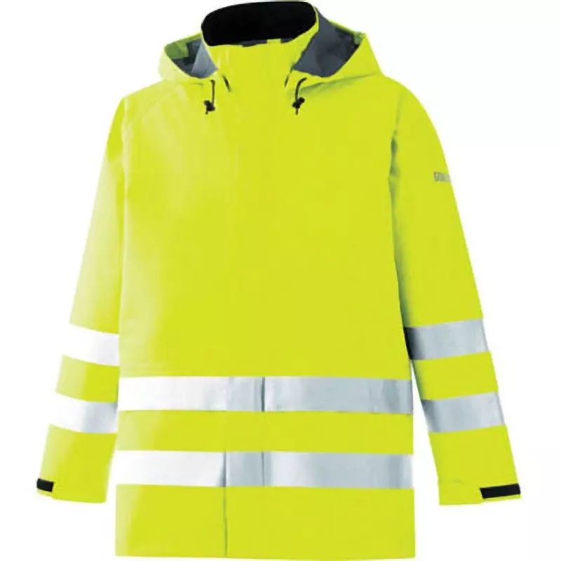 MIDORI Rain Clothes 129 cm Chest Circumference Fluorescent Yellow LL Size, RAINVERDE-N-UE