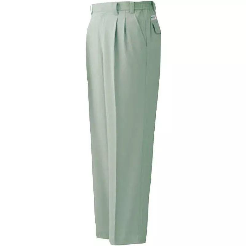 MIDORI Antistatic Lined Cotton Slacks Green 5L Size 78 cm Inside Leg Length 105-115 cm Waist Size, G626SITA5L