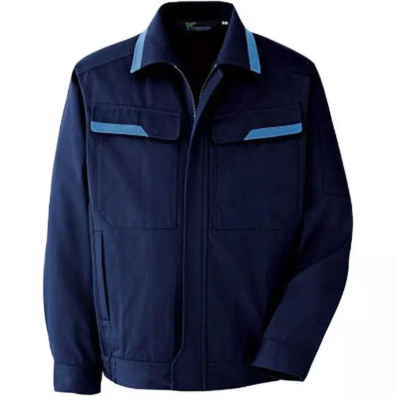 MIDORI Verdexel Antistatic 100% Cotton Blouson Navy M Size 114.0 cm Chest Circumference, VE397UEM