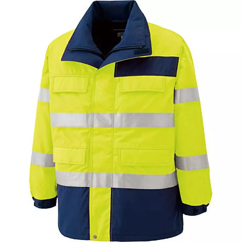 MIDORI Antistatic Cold Coat 128 cm Chest Circumference Yellow L Size, SE1124-UE-L