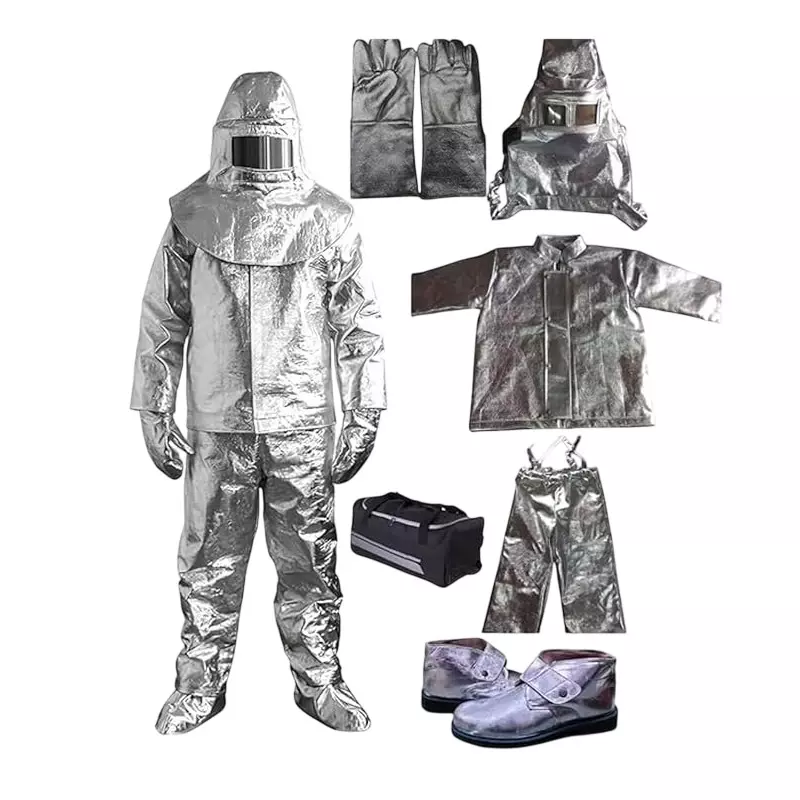 CHANDOK 3 Layer Proximity Fire Suit Kit Aluminized Fiberglass, FPS-2L-3L
