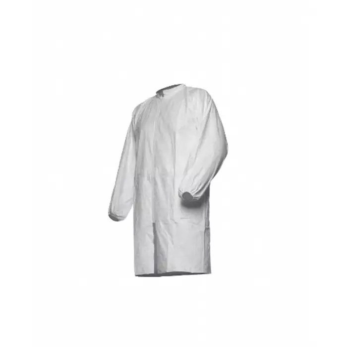 DuPont White Unisex Visitor Coat, L, D15534012