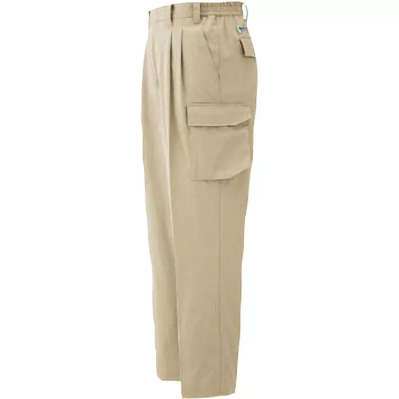 MIDORI ECO Anti-Static Cargo Slacks 85 to 90 cm Waist LL Size Beige, RC580CSITALL