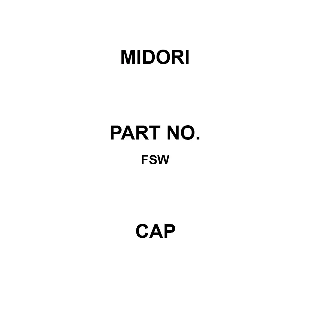 MIDORI Cap White, FSW