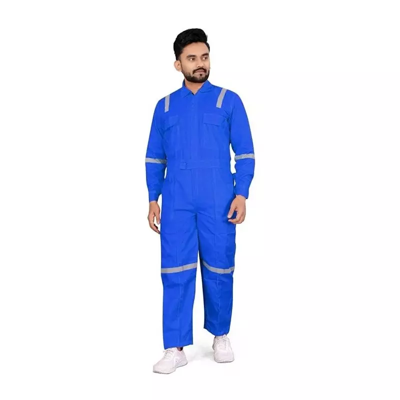 siddhivinayak-industrial-work-wear-with-reflective-tape-65-cotton-and-35-polyester-l-royal-blue