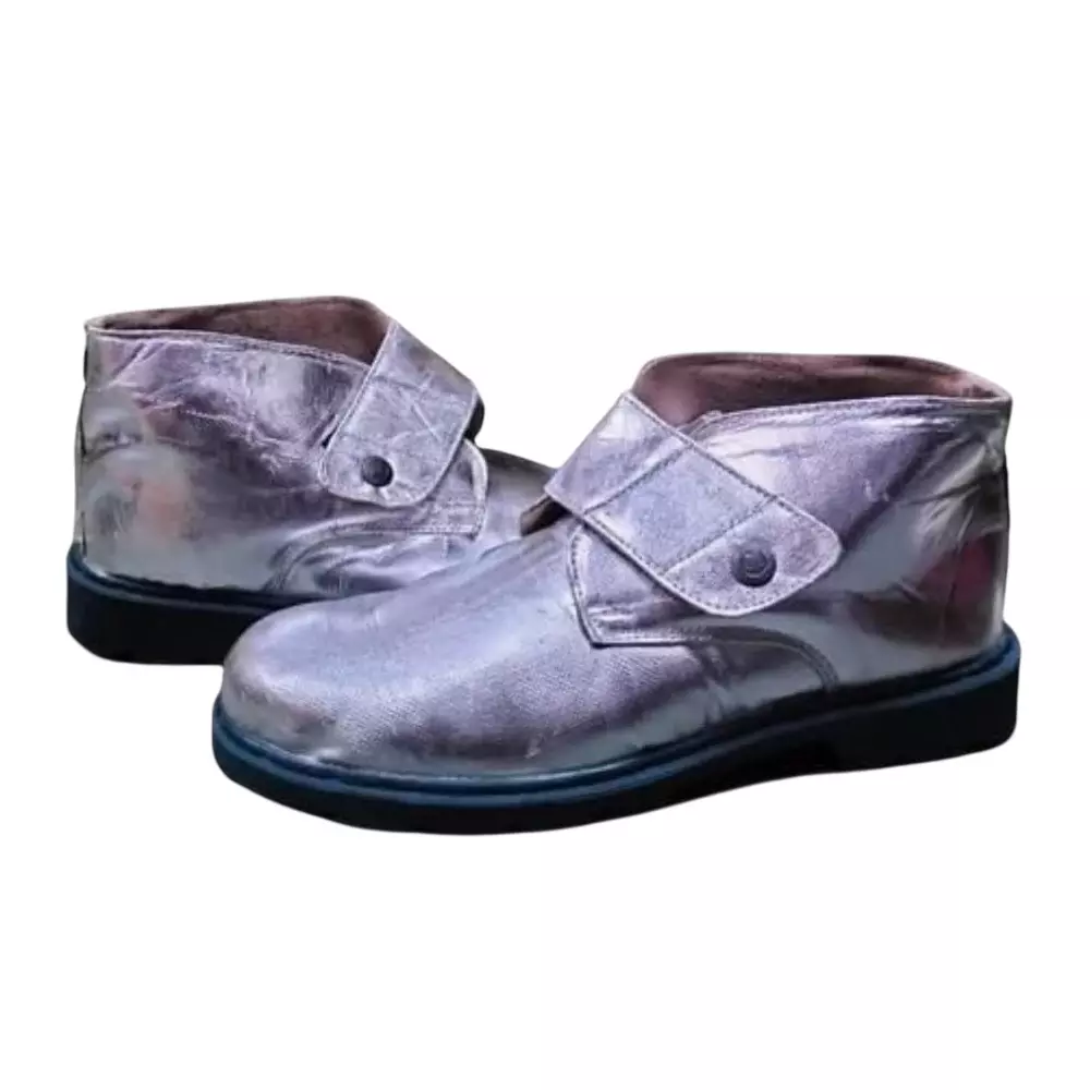 GENERIC Fire Proximity Suit 2-Layer Protection Aluminized Heat-Resistant Protective With IS-2745 Compliant Helmet Silver