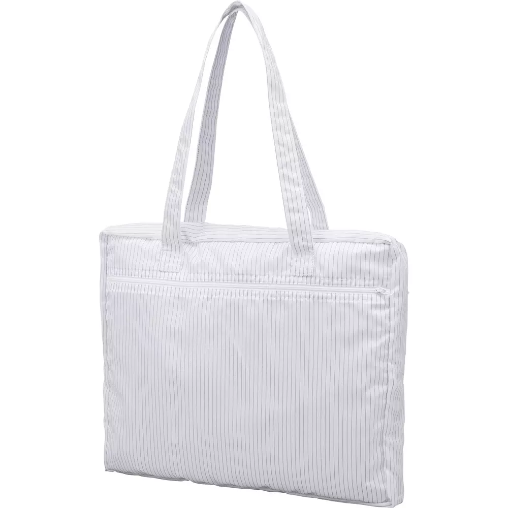 MonotaRO Cleanroom Bag, Horizontal Type White 300x365x55 mm, 49540386