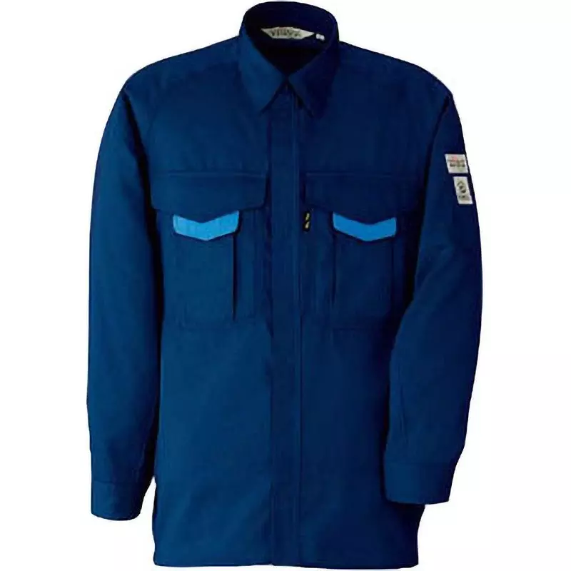 MIDORI Long Sleeve Shirt Navy S Size 104.0 cm Chest Circumference, RCS2207UES