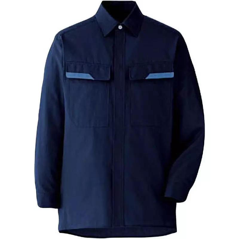 MIDORI Long Sleeve Shirt Navy 4L Size 128.0 cm Chest Circumference, VES2407UE4L