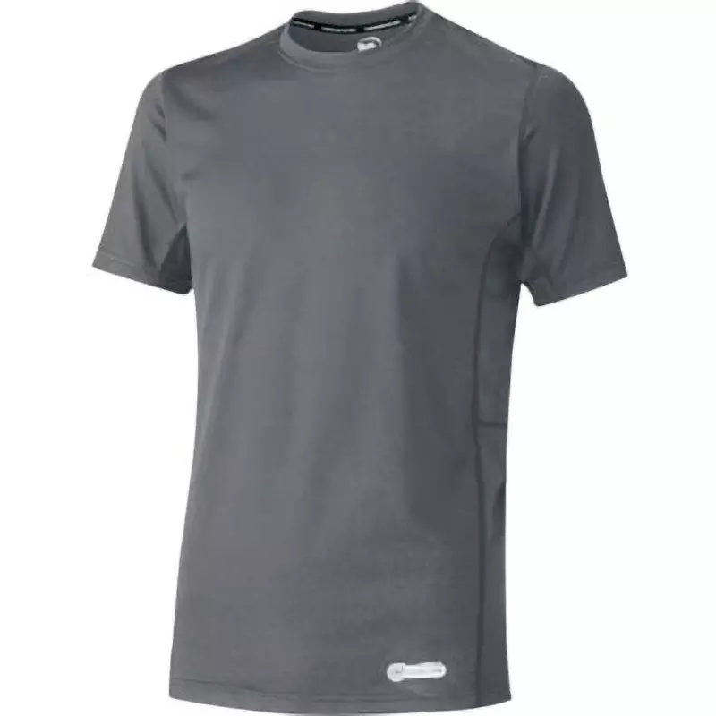 MIDORI Short Sleeve Inner Shirt Gray L Size 100.0 cm Chest Circumference, VEC11-UE-L