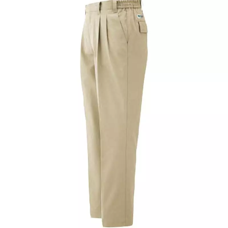 MIDORI ECO Antistatic Slacks 70 to 75 cm Waist S Size Beige, RC580SITAS