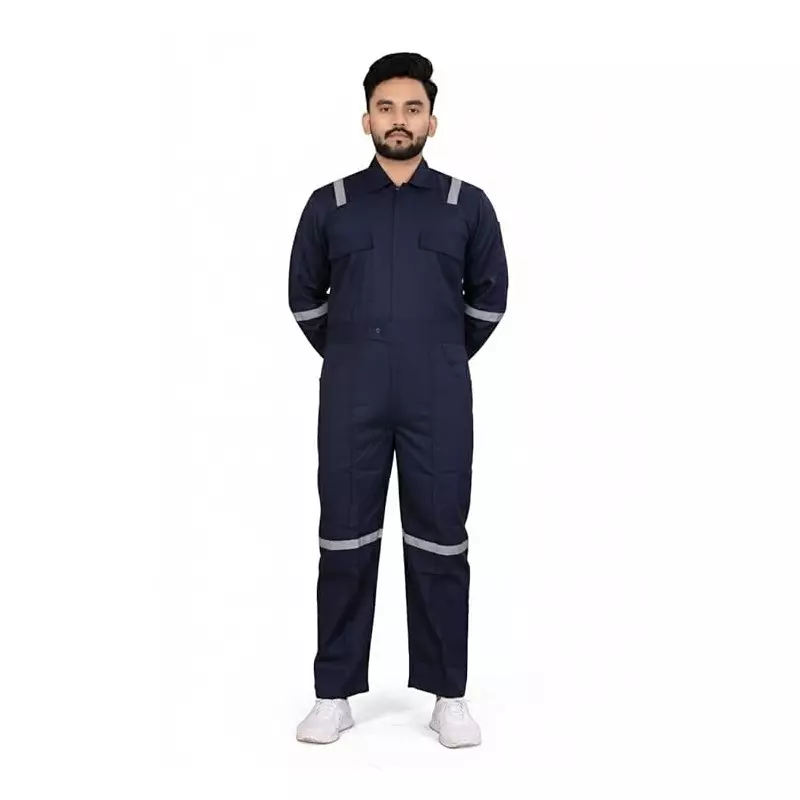 siddhivinayak-industrial-work-wear-with-reflective-tape-65-cotton-and-35-polyester-l-navy-blue