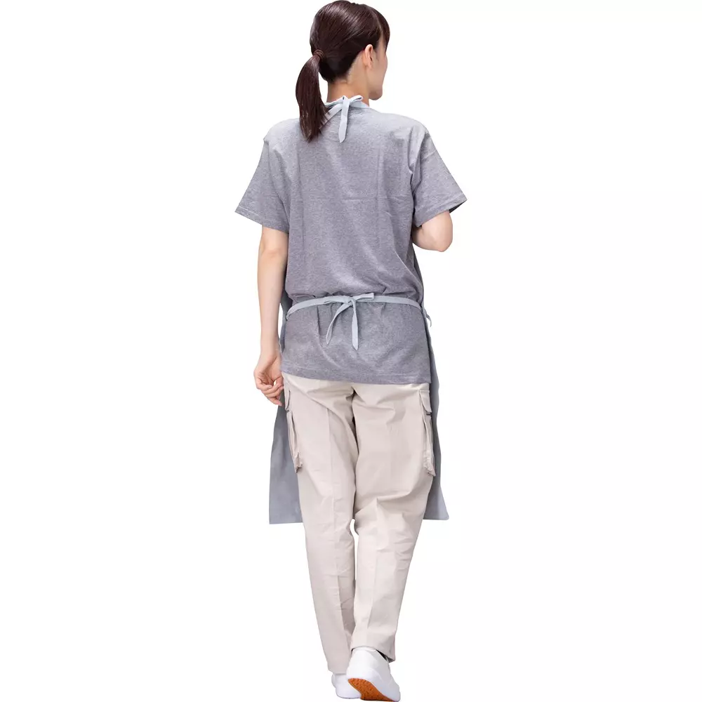 monotaro-split-cowhide-leather-welding-apron-gray-free-size-12126408