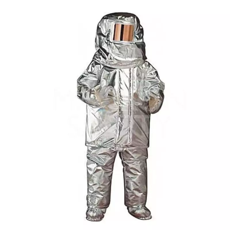 generic-fire-proximity-suit-kit-silver-aluminized-glass-fiber-fabric-free-size-full-sleeves-for-industrial-work-use