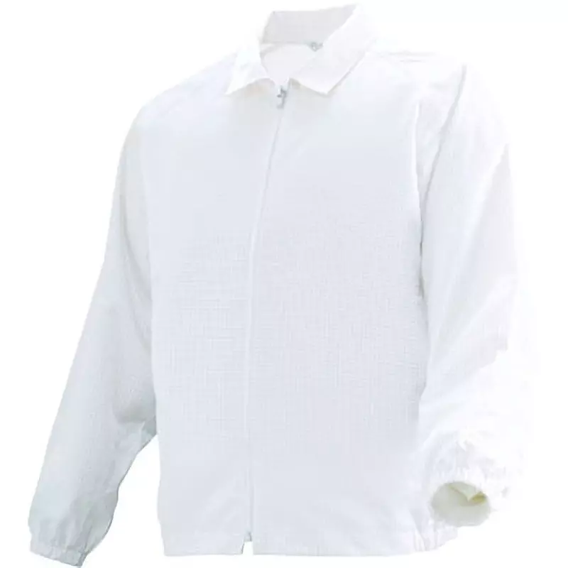 MIDORI Blouson Cleanwear White SS Size 106.0 cm Chest Circumference, C3208W-SS
