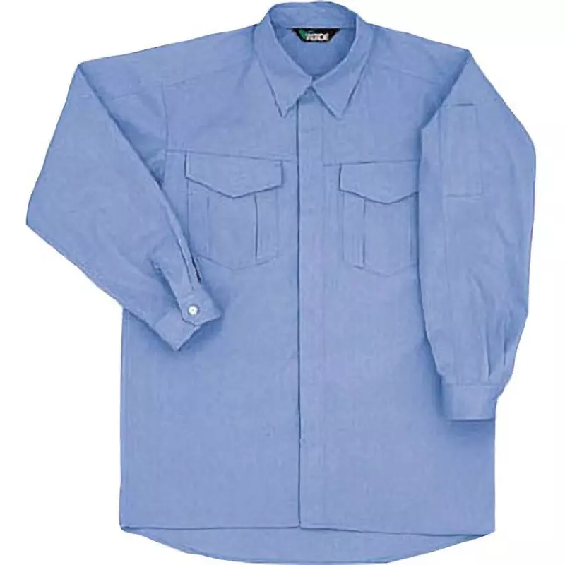 MIDORI Long Sleeve Shirt Light Blue L Size 112.0 cm Chest Circumference, GS2353UEL