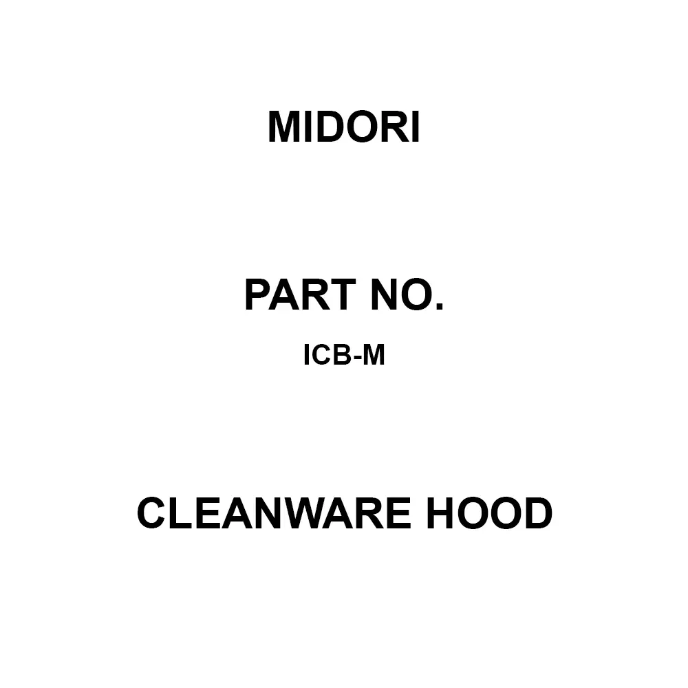MIDORI Cleanware Hood Blue, ICB-M