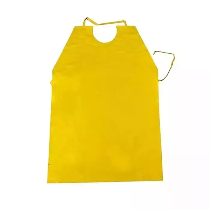 BEGGOSAFE Safety Aprons 61x91 cm Acid/Alkali and Chemicals Resistant Proof PVC Yellow