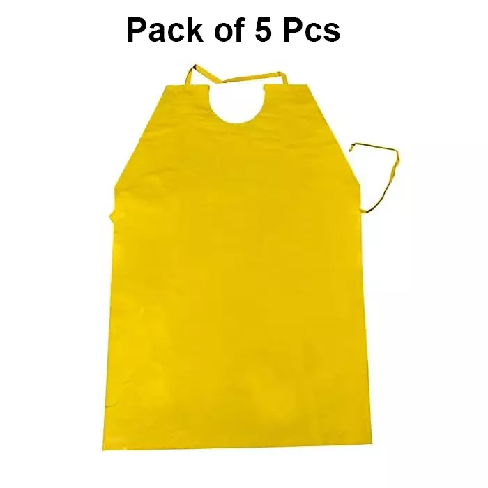 beggosafe-safety-aprons-pvc-material-free-size-adult-age-range-yellow-color-pack-of-5-pcs