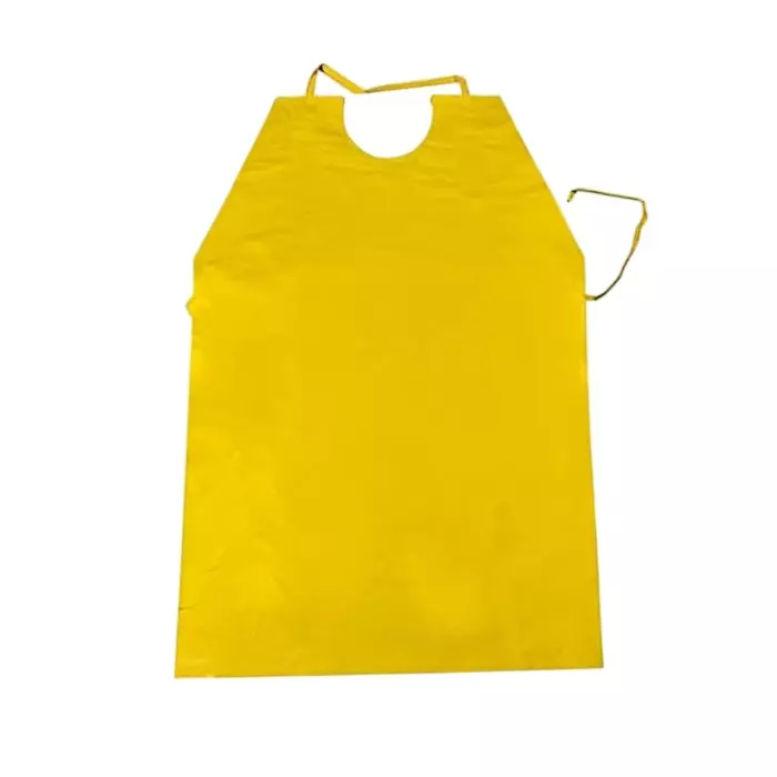 ANGELSAFE Safety Aprons 61x91 cm Acid/Alkali and Chemicals Resistant Proof PVC Yellow