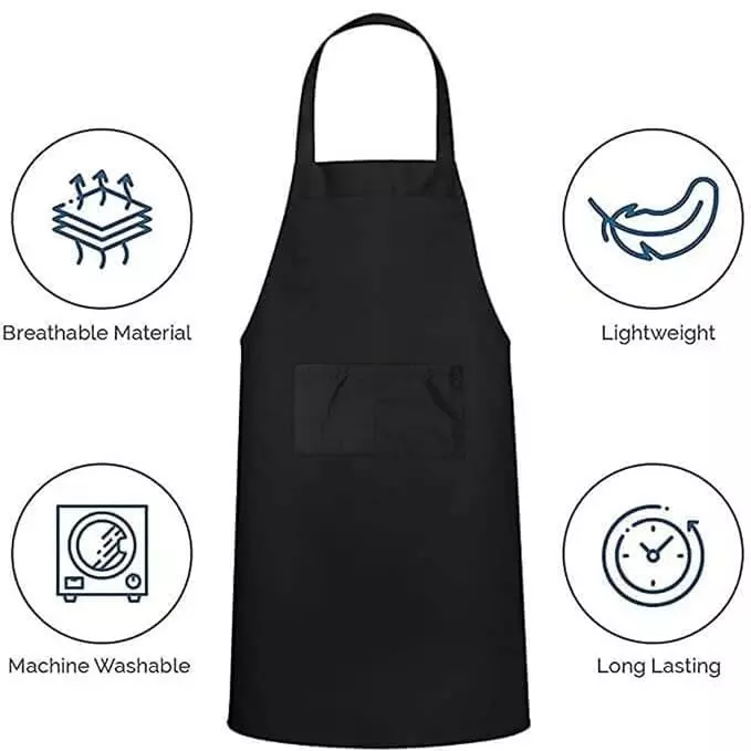 FAIRBIZPS Plastic Aprons Heavy-Duty 120 cm x 70 cm Chemical-Resistant Protection, FBPA25