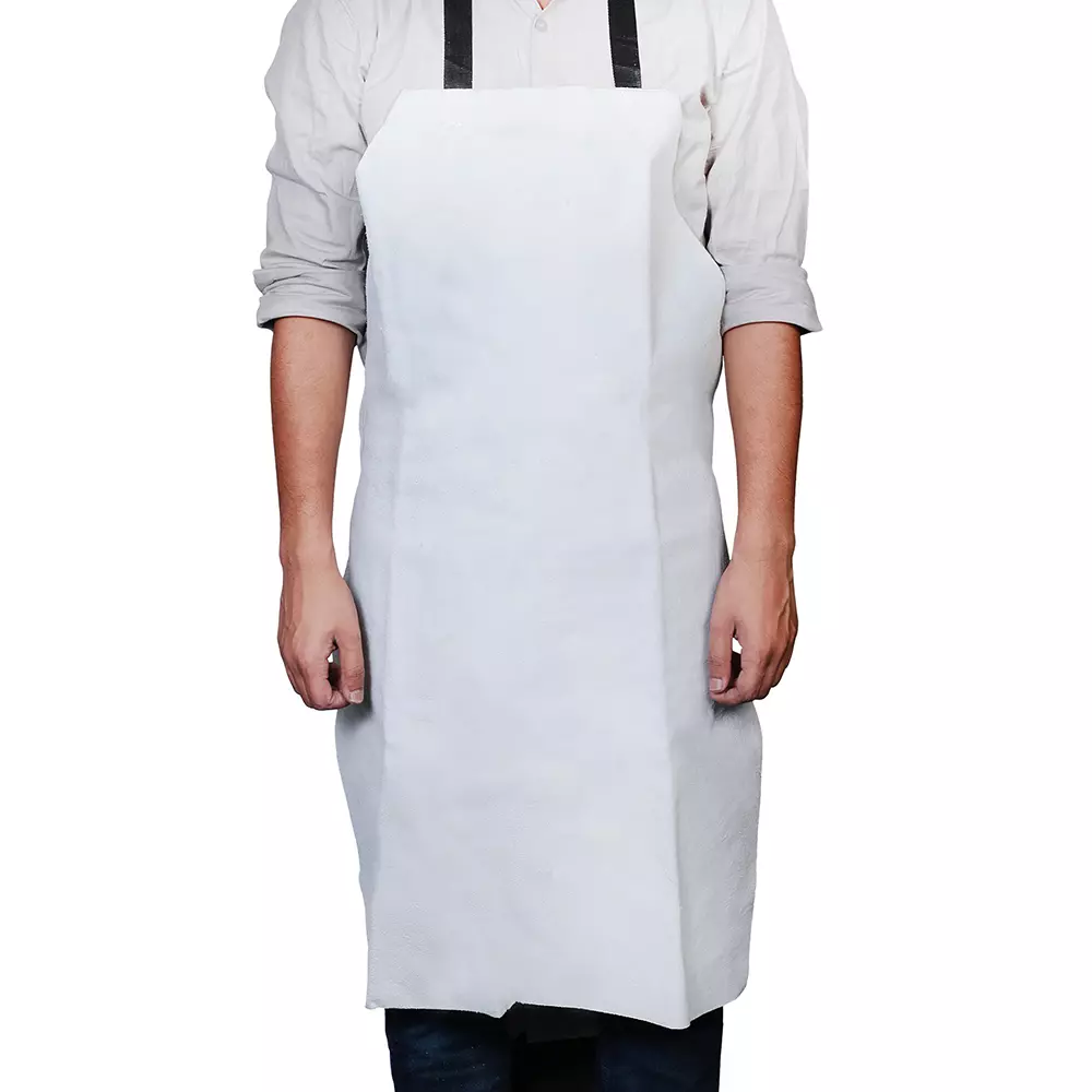 GENERIC Superior Quality Apron Leather White Free Size 61x91 cm (24x36 inch)