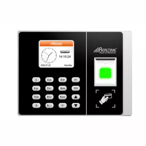 Realtime RS 9W Attendance Machine with Access Control System 12 V Adapter