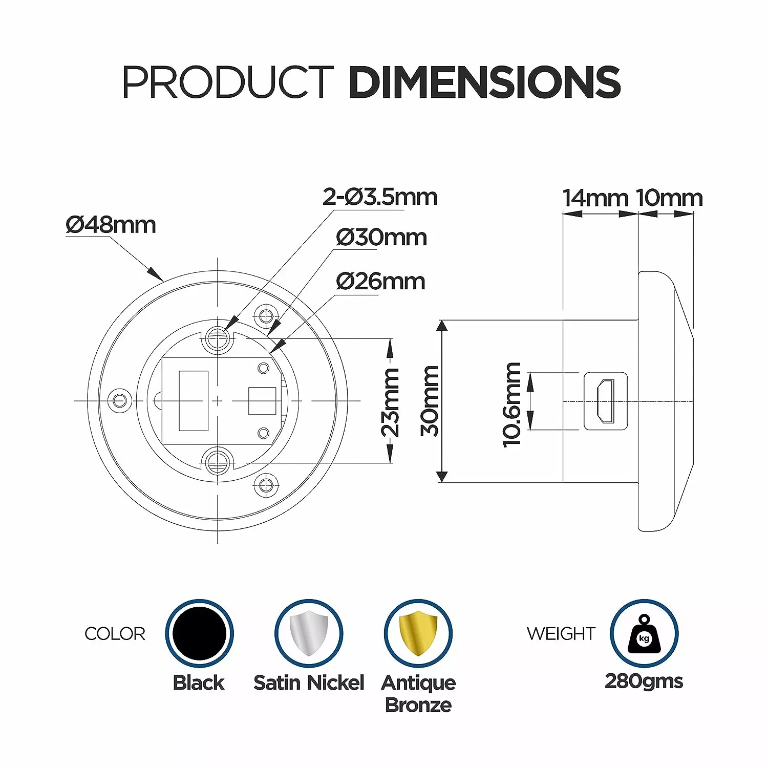 Ozone SN Black Fingerprint Access Automatic Locking System Smart Digital Furniture Lock (Silver) OZFL-55-F