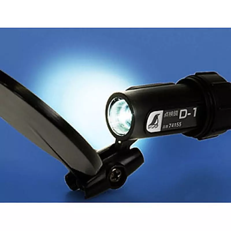 Shinwa Rules Round Shape Inspection Mirror with Light Φ60 mm Dimension, 74155
