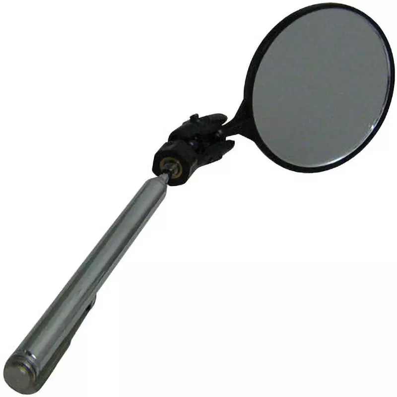 Shinwa Rules Round Inspection Mirror Φ60 mm Mirror Dimensions, 75758