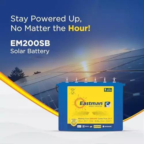 Eastman Solar Tubular Battery 200 Ah Regular, EM200SB