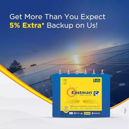 Eastman Solar Tubular Battery 200 Ah Regular, EM200SB