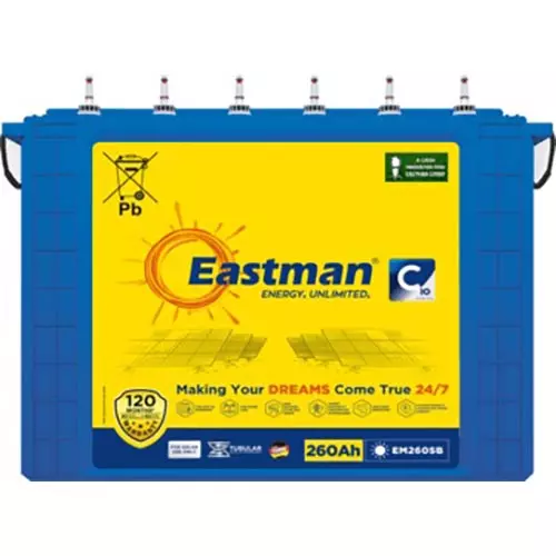 Eastman Solar Battery 260 Ah Regular Series, EM260SB