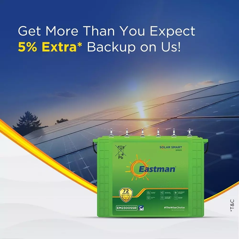 Eastman Solar Battery 12 V 200 Ah Solar Smart Series, EM2300SSR