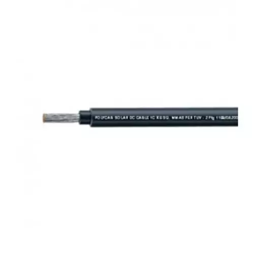 Polycab Cross Linked Low Smoke Sheathed UV Resistant Solar Cable 1 Core