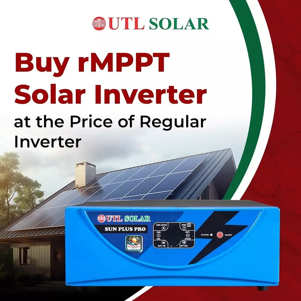 UTL Sun Plus Pro 920 Solar Inverter 200 Ah Capcity Hybrid 700 VA Rating