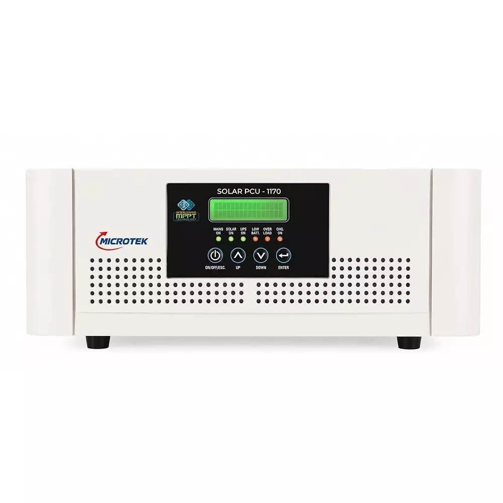 microtek-solar-pcu-inverter-with-lithium-battery-combo-128-kwh-battery-energy-prismatic-lifepo4-battery-cell-type-1000-va-inverter-capacity-12-v-nominal-battery-voltage-pure-sine-wave-with-mppt-technology-899-511-1170-899-ba2-1210