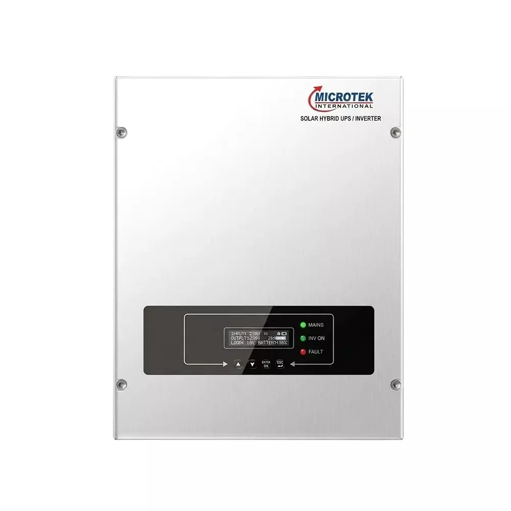 Microtek Solar Grid Tie Inverter 80 kW White 3 Phase Wall Mounted Pure Sine Wave for Home, Office, 899-441-80KW
