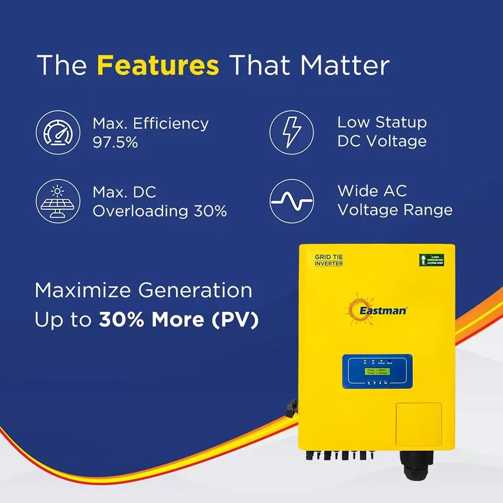 Eastman Grid Tie Inverter 50 kW 3 Phase 4 MPPT