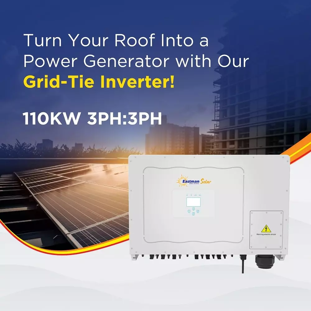 Eastman Grid Tie Inverter 110 kW 3 Phase 4 MPPT